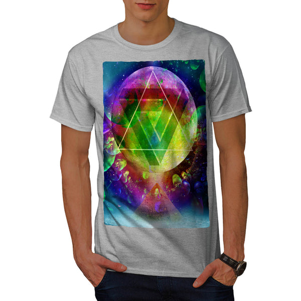 Weird Planet Universe Mens T-Shirt