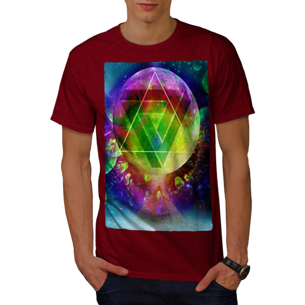 Weird Planet Universe Mens T-Shirt