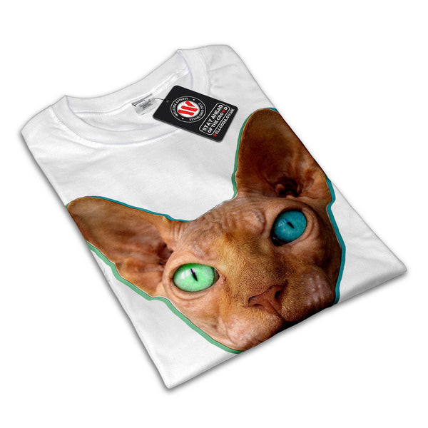 Crazy Eyed Kitten Womens T-Shirt