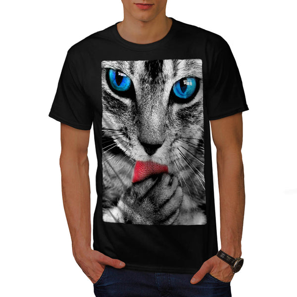 Cat Kitten Graphic Mens T-Shirt
