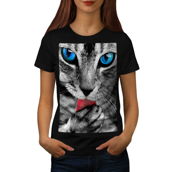 Cat Kitten Graphic Womens T-Shirt