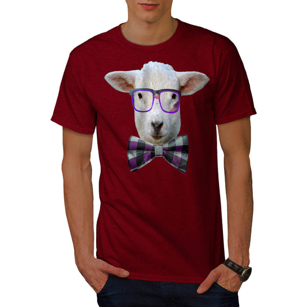 Hipster Farm Animal Mens T-Shirt