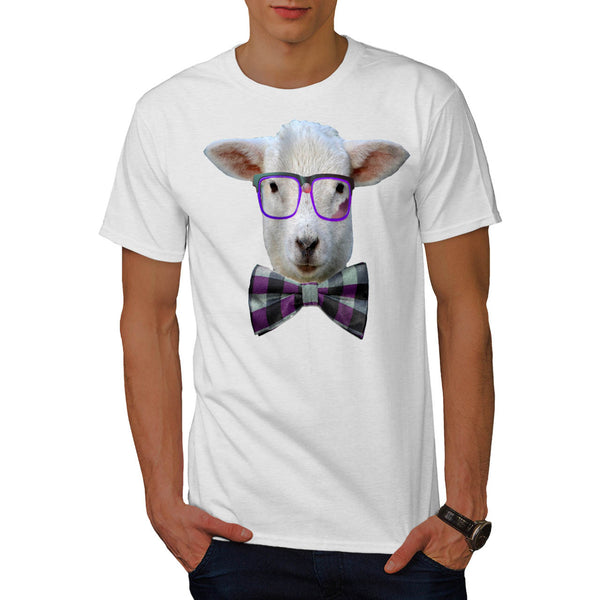 Hipster Farm Animal Mens T-Shirt