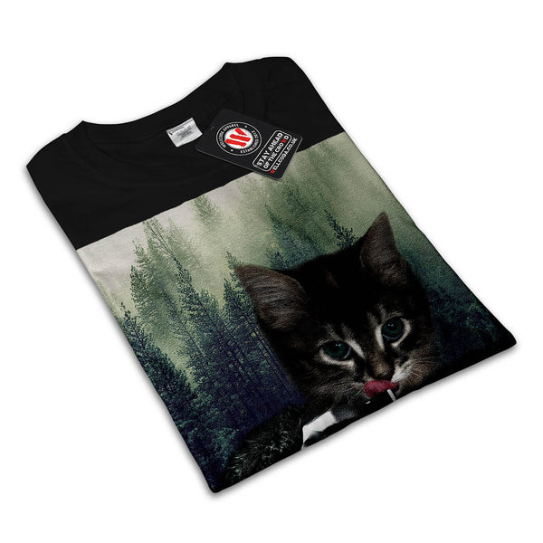 Cat Kitten Lighter Mens T-Shirt