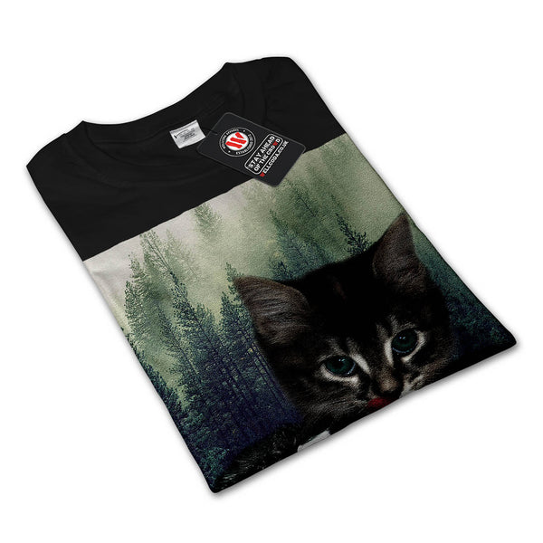 Cat Kitten Lighter Mens Long Sleeve T-Shirt