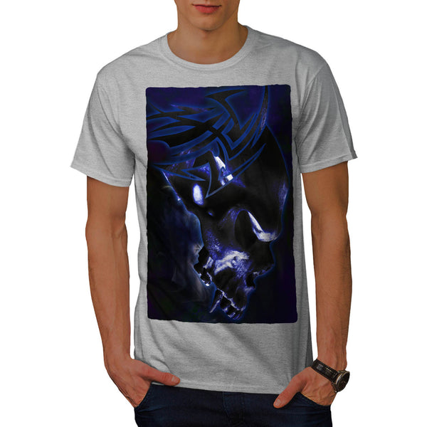 Skull Vampire Glow Mens T-Shirt