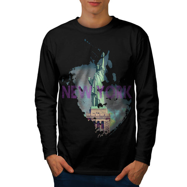 Statue Of Liberty Mens Long Sleeve T-Shirt