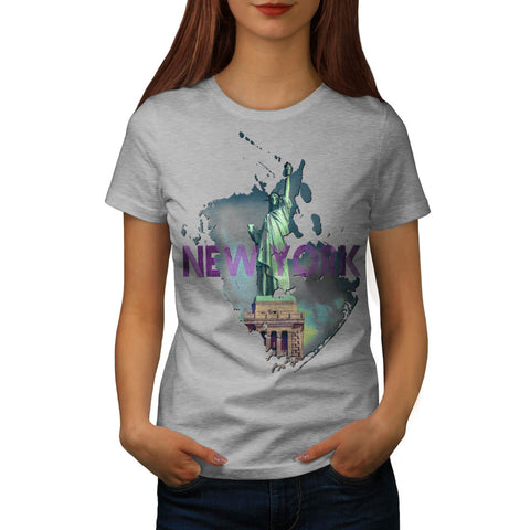 Statue Of Liberty Womens T-Shirt