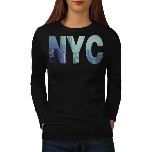 New York City NYC Womens Long Sleeve T-Shirt