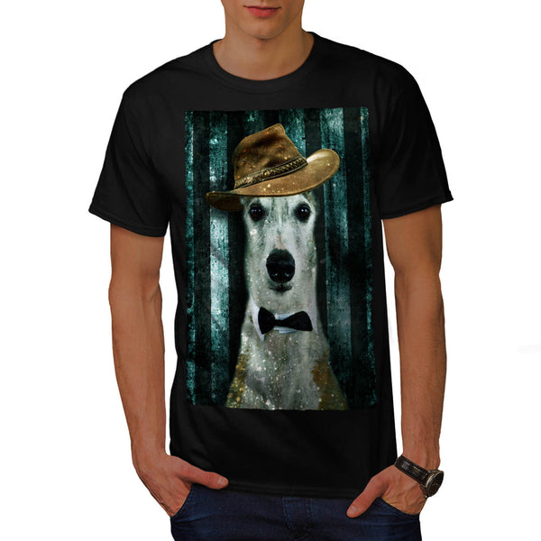 Hipster Dog Face Mens T-Shirt