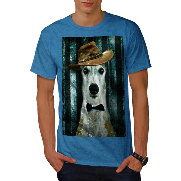 Hipster Dog Face Mens T-Shirt