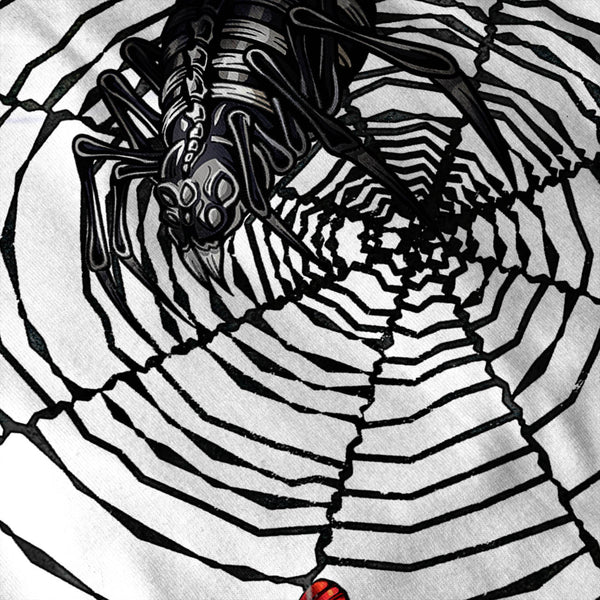 Monster Spider Web Womens T-Shirt