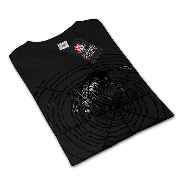 Monster Spider Web Mens Long Sleeve T-Shirt
