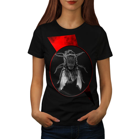 Fly Blue Bottle Creep Womens T-Shirt