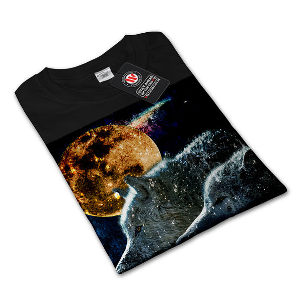Wolf Pack Moon Light Womens Long Sleeve T-Shirt