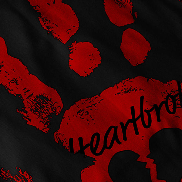 Heart Broken Hand Mens Hoodie