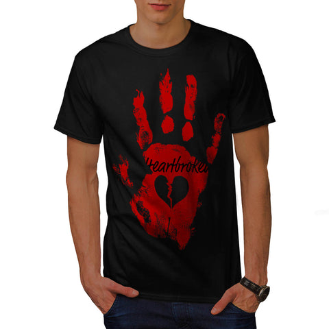 Heart Broken Hand Mens T-Shirt