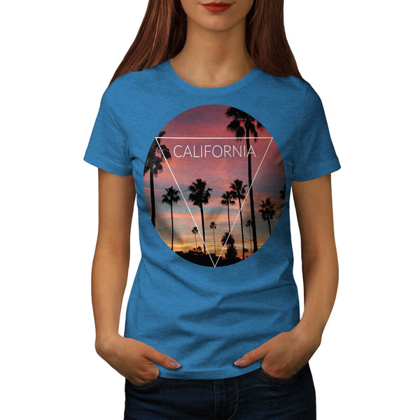 California Palm Beach Womens T-Shirt