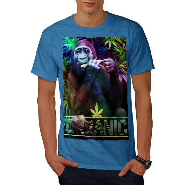 Smoking Gorilla Chill Mens T-Shirt