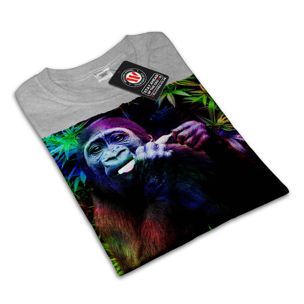 Smoking Gorilla Chill Mens T-Shirt