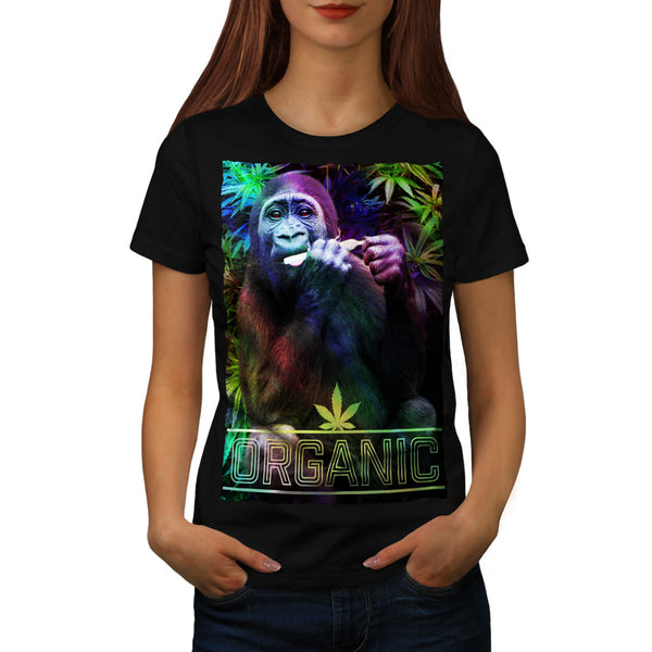 Smoking Gorilla Chill Womens T-Shirt