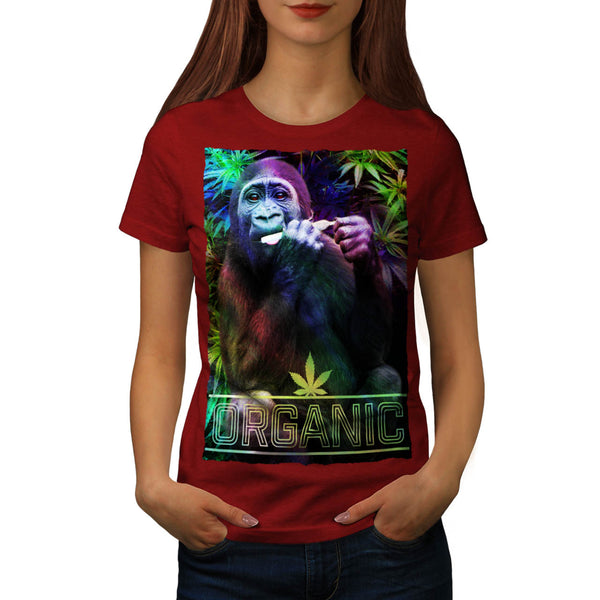Smoking Gorilla Chill Womens T-Shirt