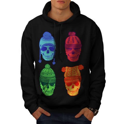 Skull Head Festival Mens Hoodie