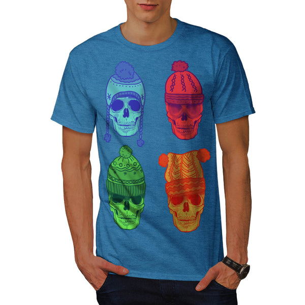 Skull Head Festival Mens T-Shirt