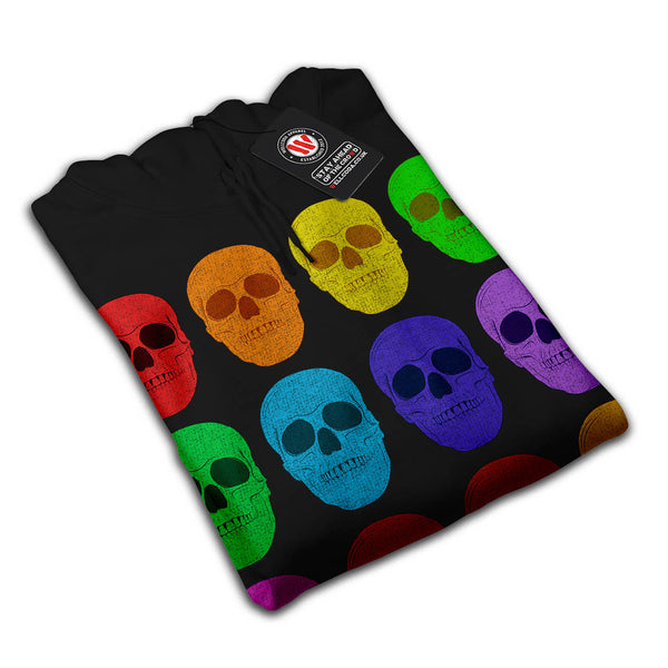 Skull Sugar Glow Art Mens Hoodie