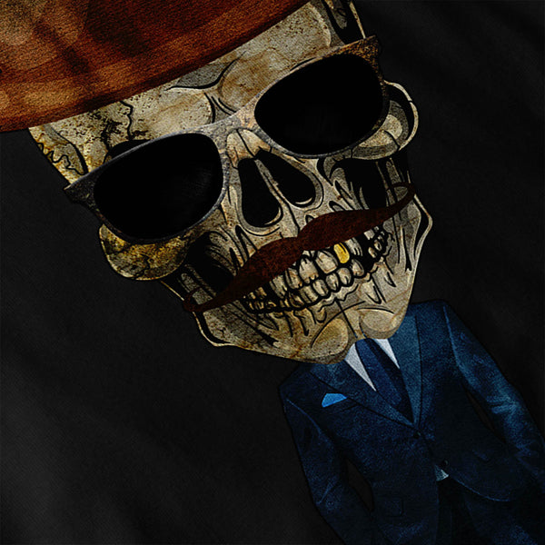 Fancy Skeleton Person Womens Long Sleeve T-Shirt