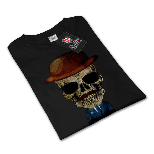 Fancy Skeleton Person Womens Long Sleeve T-Shirt