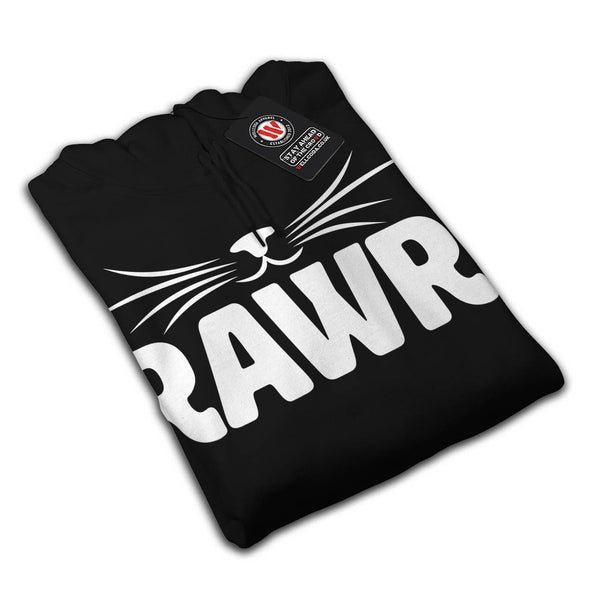Rawr Kitten Nose Fun Mens Hoodie
