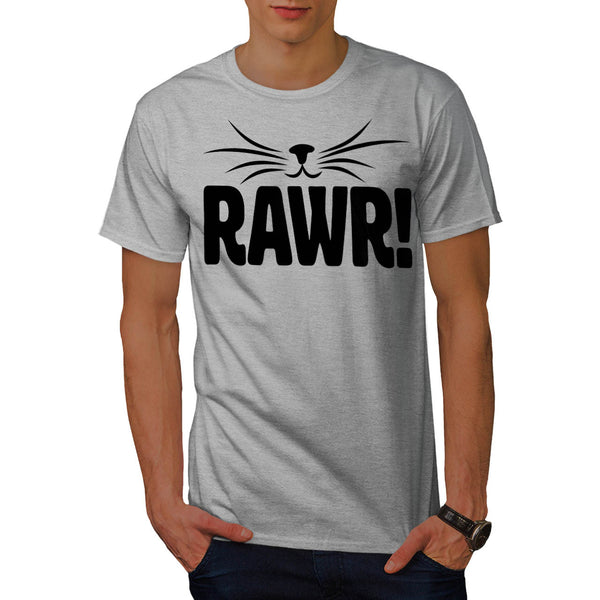 Rawr Kitten Nose Fun Mens T-Shirt