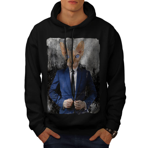 Siamese Cat Business Mens Hoodie