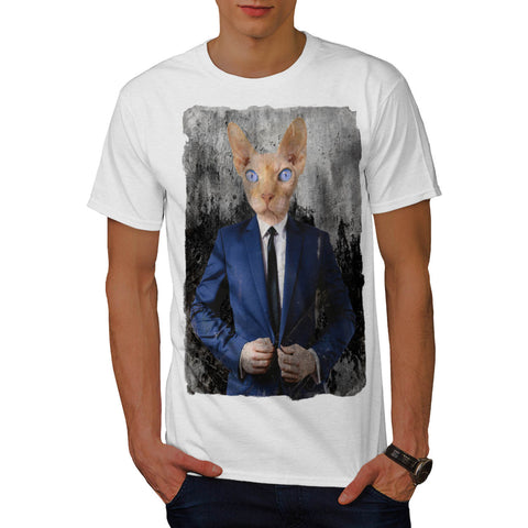 Siamese Cat Business Mens T-Shirt