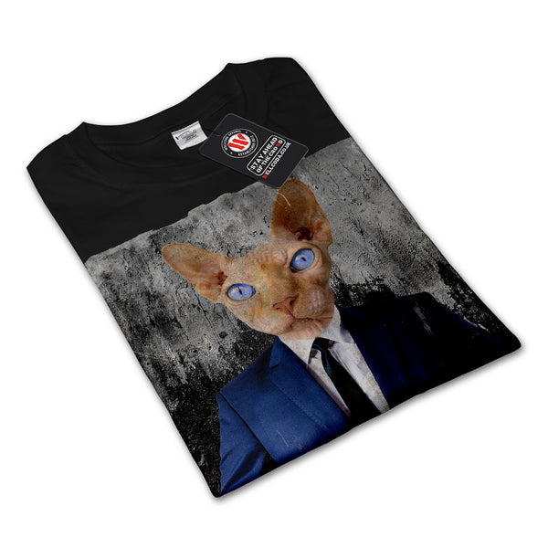 Siamese Cat Business Mens Long Sleeve T-Shirt