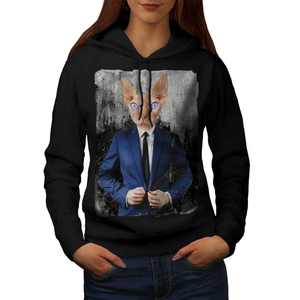 Siamese Cat Business Womens Hoodie