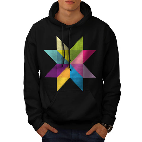 Triangle Star Shape Mens Hoodie