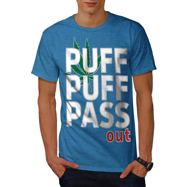 Puff Pass Out Smoke Mens T-Shirt