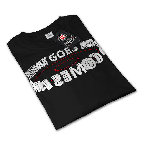 What Goes Around Word Womens Long Sleeve T-Shirt
