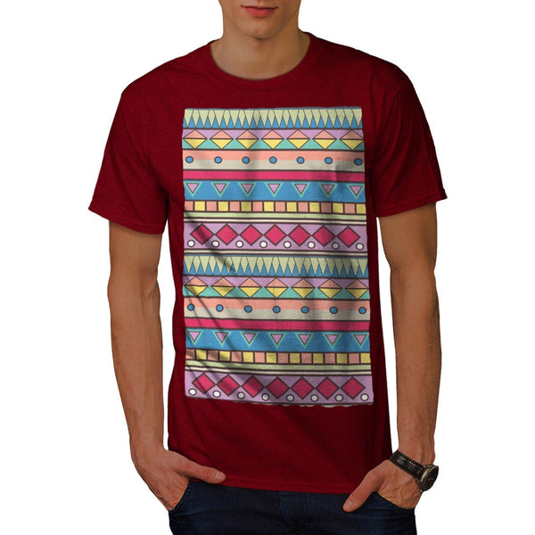 Asian Style Pattern Mens T-Shirt