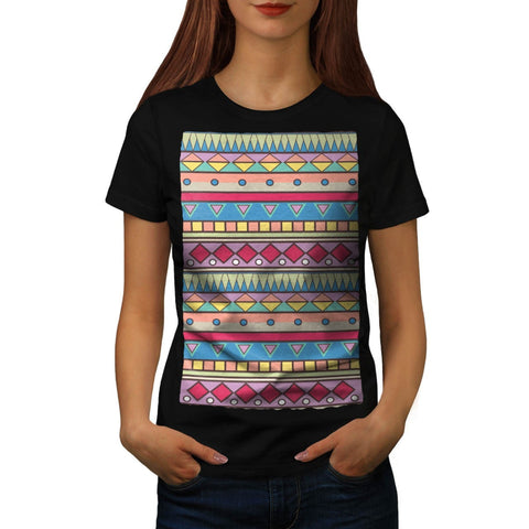 Asian Style Pattern Womens T-Shirt